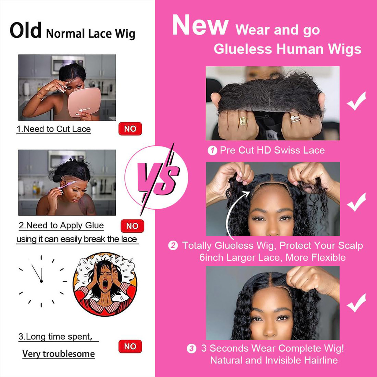 Super Double Drawn Wietnamskie – Glueless Wear And Go Human Hair Wig recenzja i cena