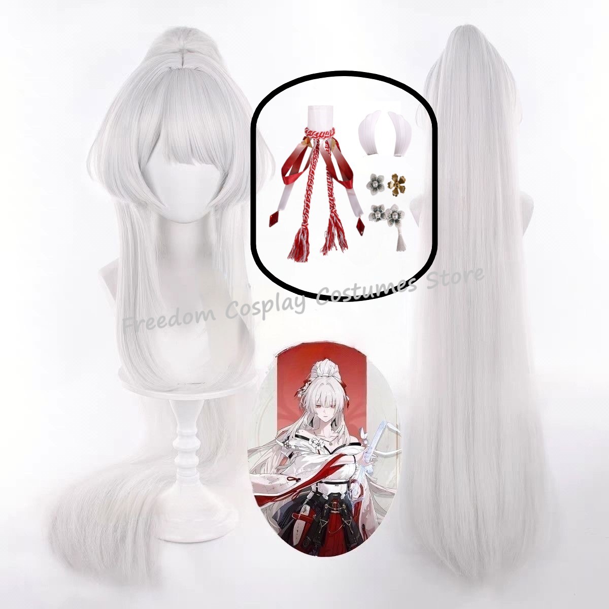 Peruka do cosplayu Hiyuki z gr – Synthetic Wigs recenzja i cena